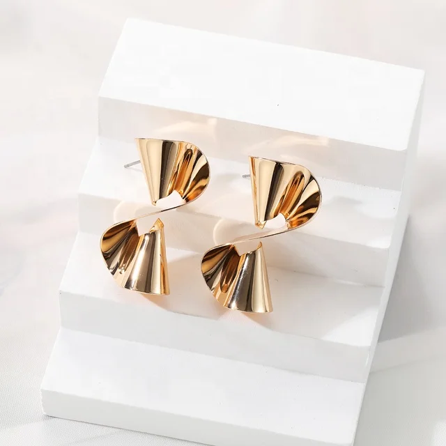 Boucles d'oreilles créoles rotatives en or 14 carats DAISY - Élégantes et hypoallergéniques