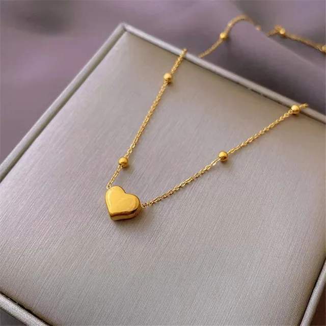 18K Gold-Plated Love Heart Necklace