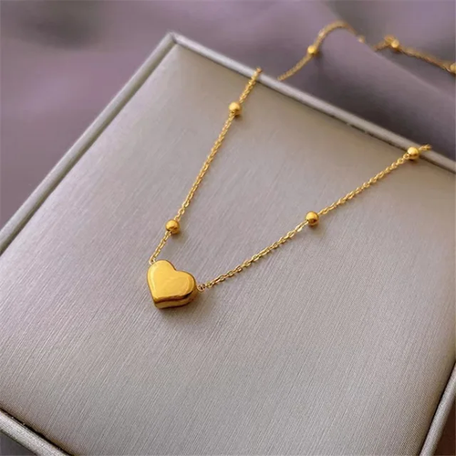 18K vergulde liefdeshartketting