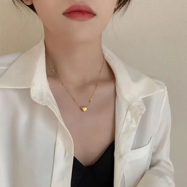 18K Gold-Plated Love Heart Necklace