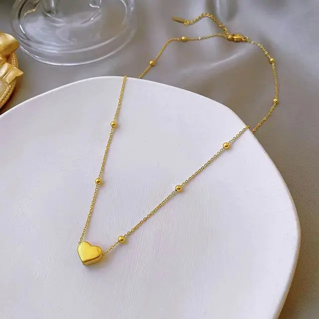 18K Gold-Plated Love Heart Necklace