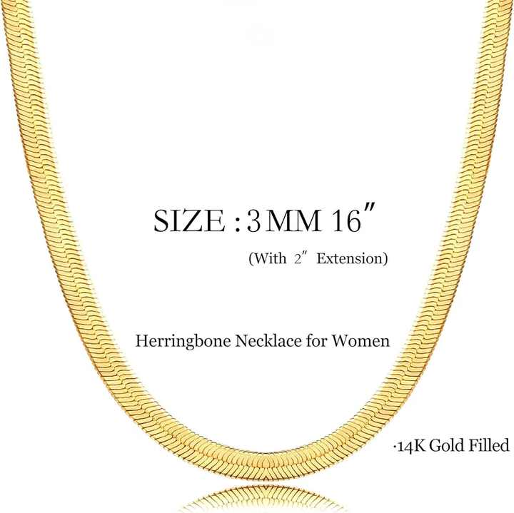 Timeless Elegance: 14K Gold-Plated Snake Chain Necklace