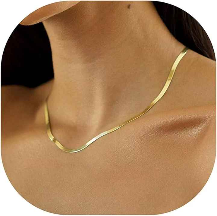 Timeless Elegance: 14K Gold-Plated Snake Chain Necklace