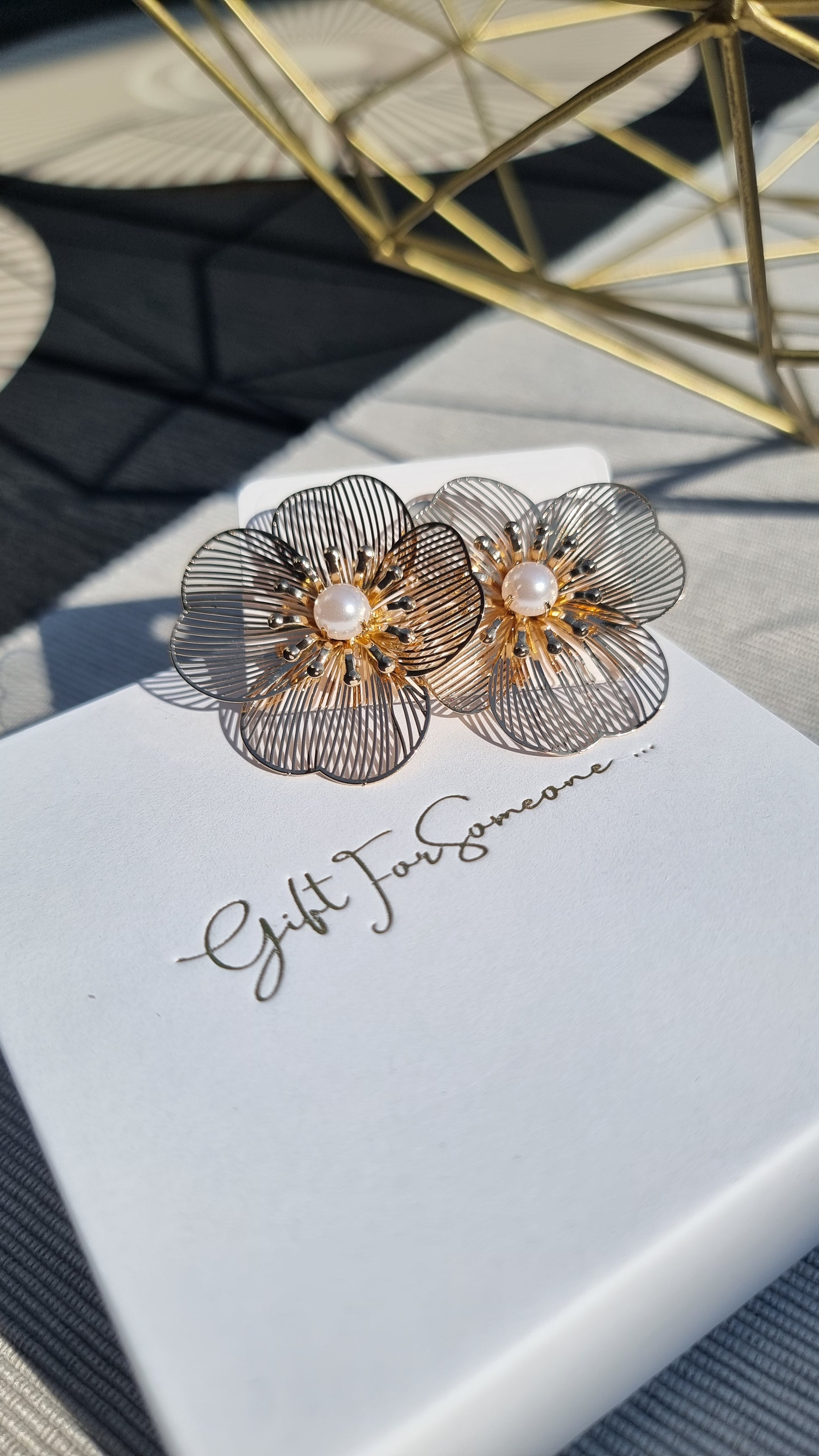 Golden Bloom Earrings – Delicate, Elegant, Timeless