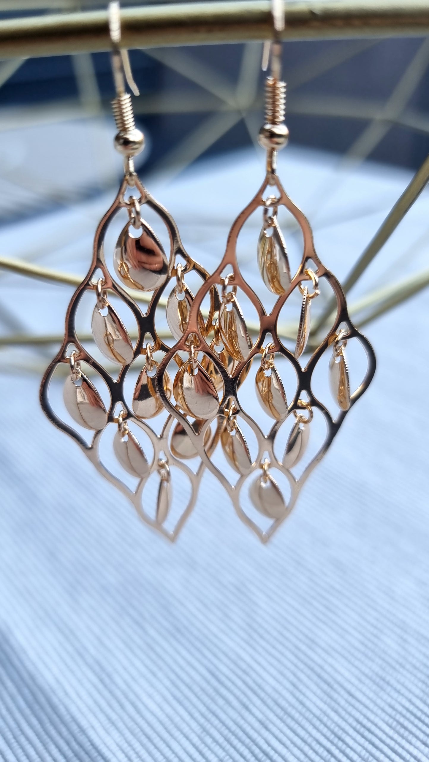 Teardrop Cascade Earrings