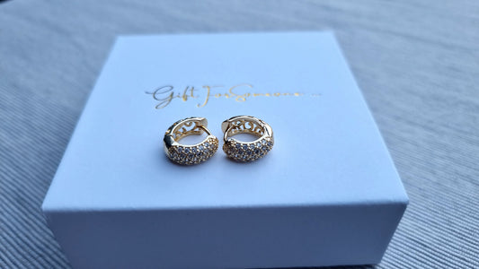 Gouden Elegance Hoop Oorbellen